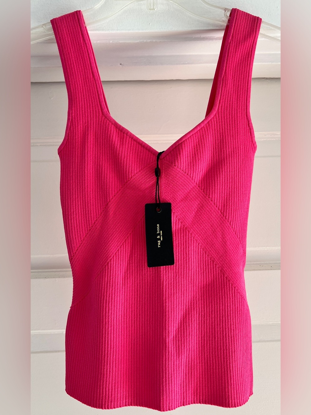 RAG & BONE RIBBED ASHER TANK